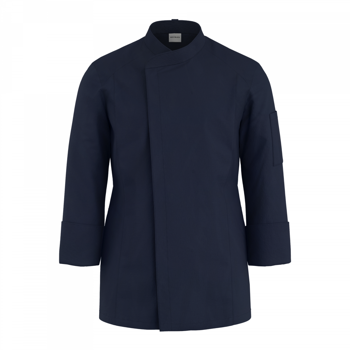 Neue Barjacke - Linh Nguyen - WEITBLICK - CO:LAB - Vorderansicht - Herrenmodell - Gastronomie – Hotellerie